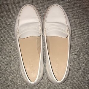 White loafers